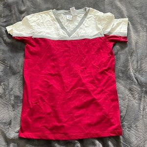 V neck cotton T shirt